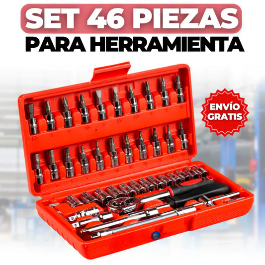 Tool Pro® Caja de herramientas con 46 piezas