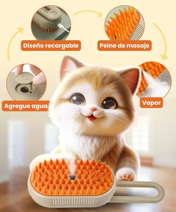 Pet Brush™ Cepillo quita pelusa a vapor||🔥Oferta 2x1🔥