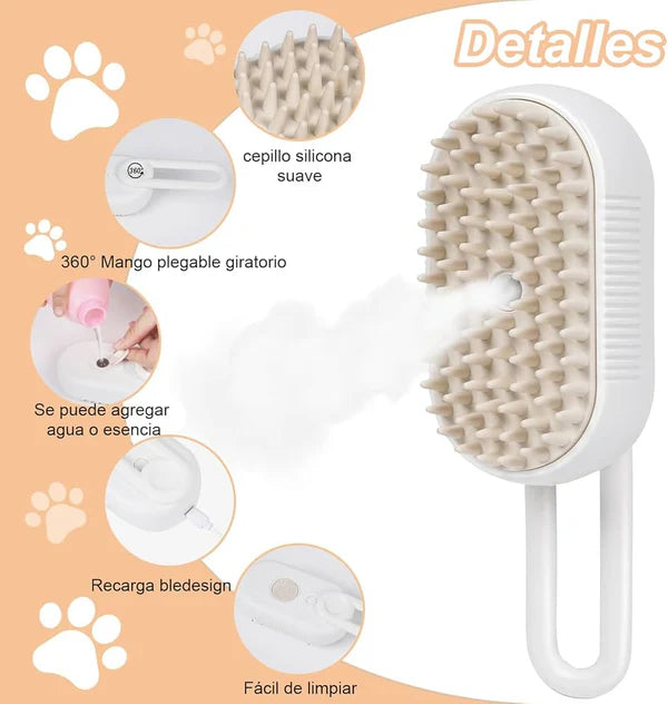 Pet Brush™ Cepillo quita pelusa a vapor||🔥Oferta 2x1🔥