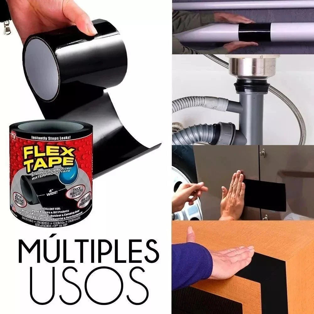 Flex Tape®️ Cinta para sellar goteras y grietas||Producto Aleman